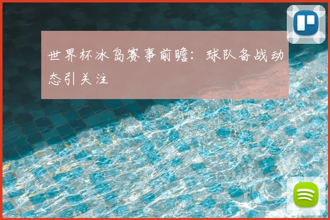 世界杯冰岛赛事前瞻：球队备战动态引关注